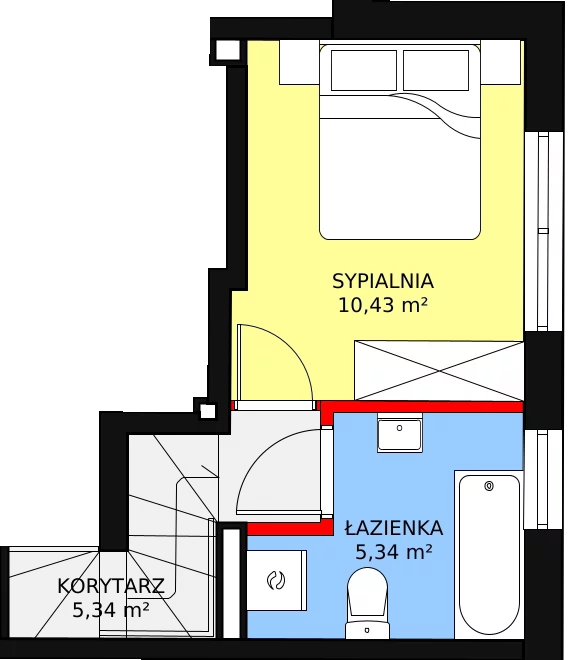 Mieszkanie 67,95 m², parter, oferta nr B11M21, Green Park Villa, Kraków, Bronowice, Bronowice Małe, ul. Truszkowskiego