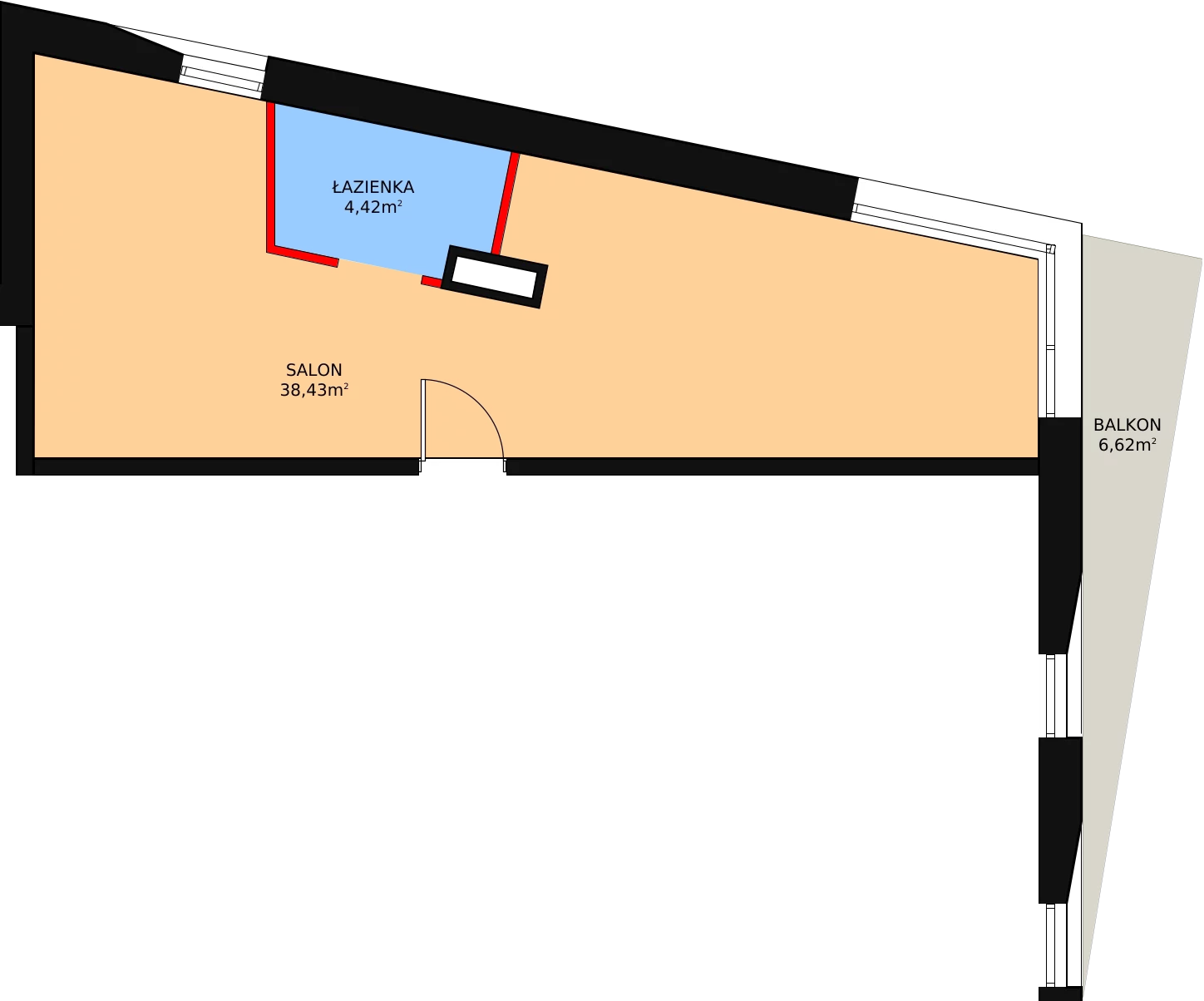 Lokal inwestycyjny 43,88 m², piętro 3, oferta nr 73, Cystersów 19, Kraków, Grzegórzki, ul. Cystersów 19