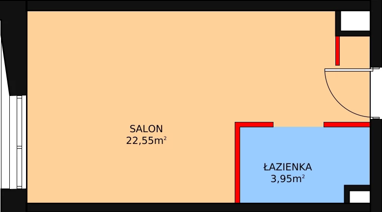 1 pokój, lokal inwestycyjny 27,17 m², piętro 4, oferta nr 99, Cystersów 19, Kraków, Grzegórzki, ul. Cystersów 19