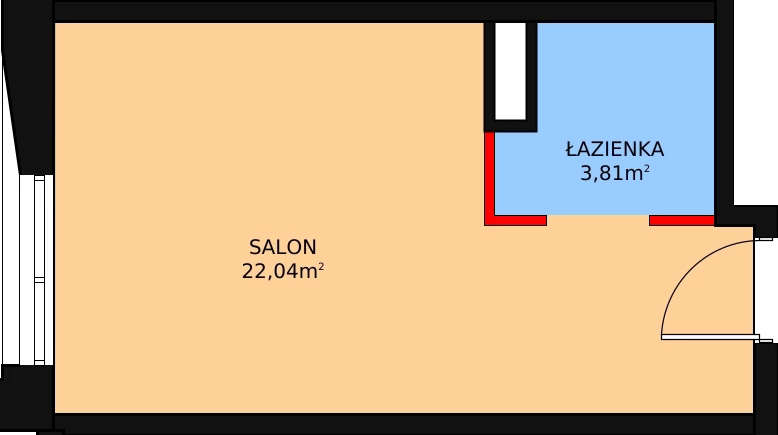 Lokal inwestycyjny 26,36 m², piętro 4, oferta nr 105, Cystersów 19, Kraków, Grzegórzki, ul. Cystersów 19