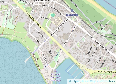 Lokalizacja inwestycji Przystań Jastarnia