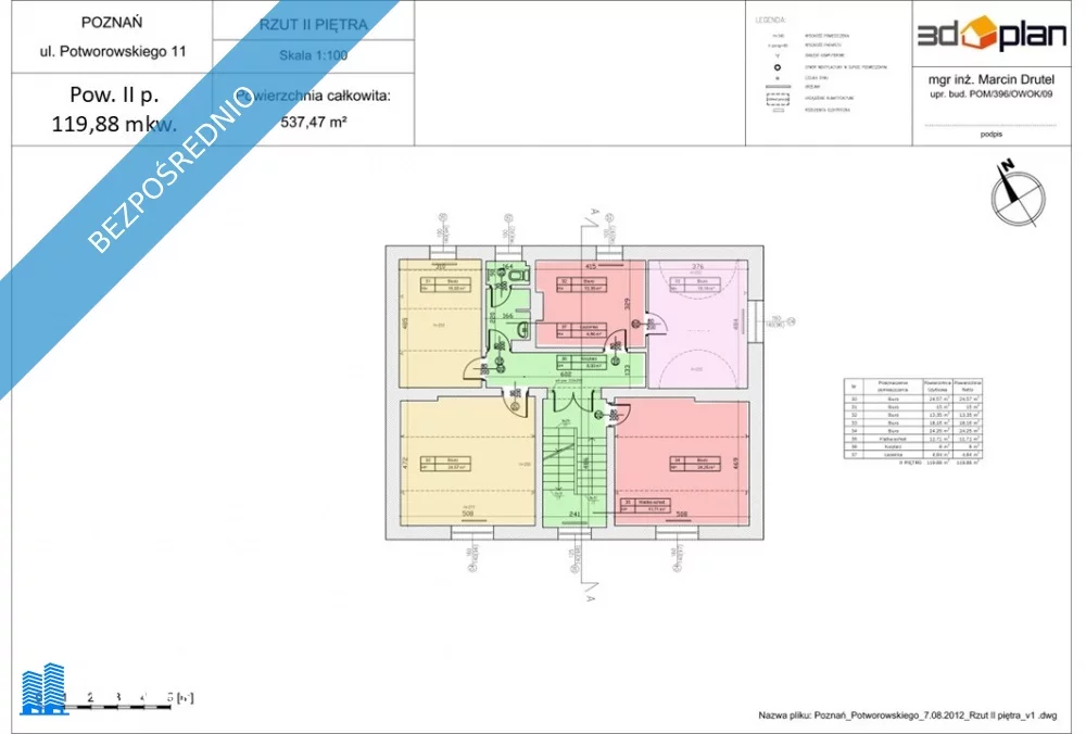 Dom 537,00 m², oferta nr , 36460, Poznań, Grunwald, Grunwald, Potworowskiego 11