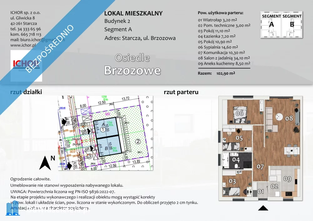 Dom 103,00 m², oferta nr , 31805, Starcza, Brzozowa 30