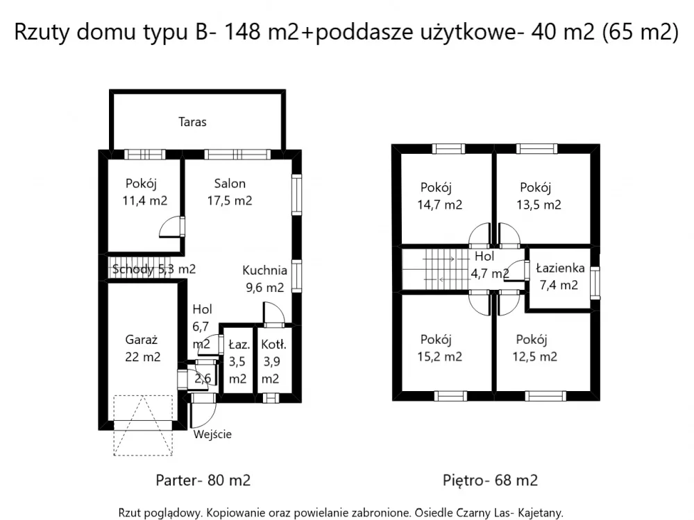 Dom 176,00 m², oferta nr , 36263, Kajetany, Mahoniowa