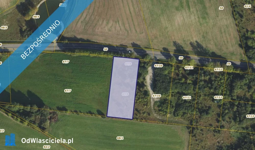 Działka 3 095,00 m², oferta nr , 37354, Dębogórze