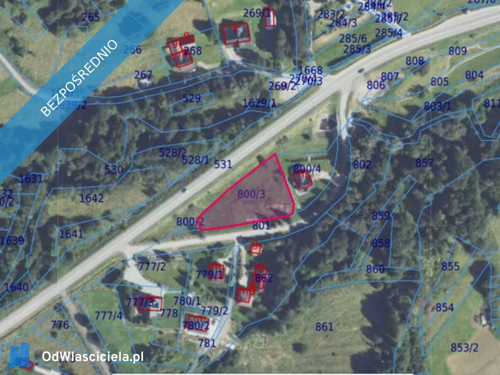 Działka 2 016,00 m², oferta nr , 38049, Gruszowiec