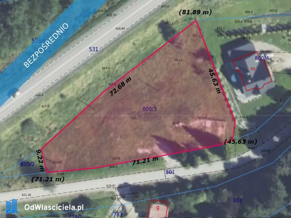 Działka 2 016,00 m², oferta nr , 38049, Gruszowiec