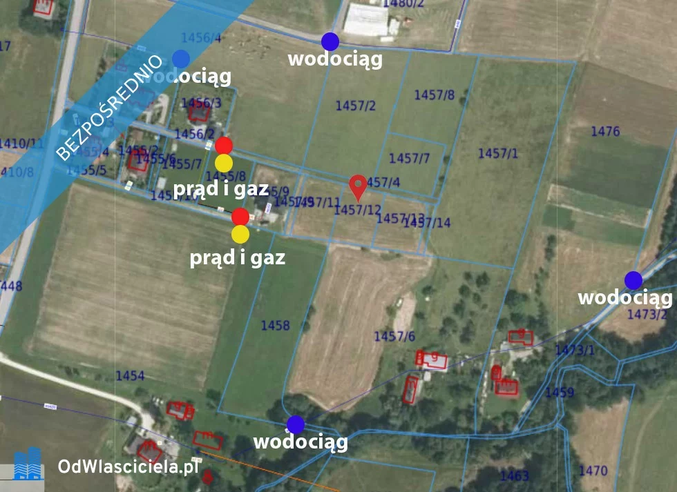 Działka 906,00 m², oferta nr , 37986, Męcina