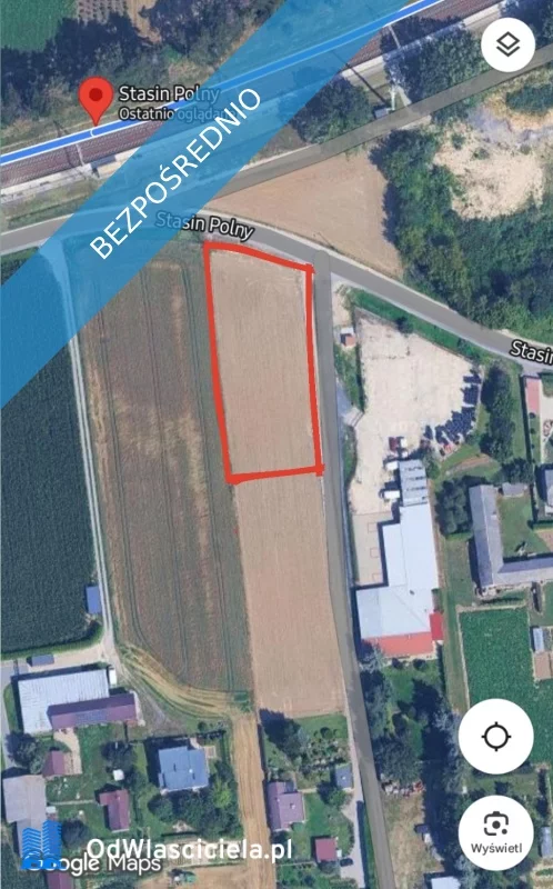 Działka 2 022,00 m², oferta nr , 37279, Stasin