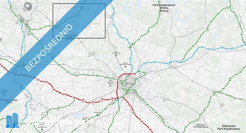 Działka 25 554,00 m², Stryjno, Sprzedaż