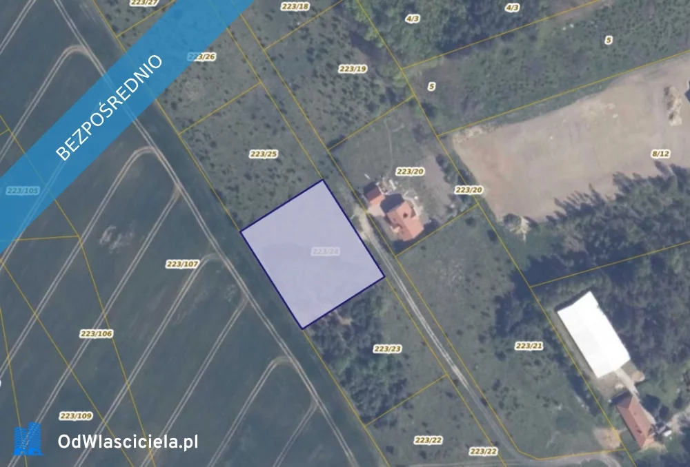 Działka 3 015,00 m², oferta nr , 37989, Warcz