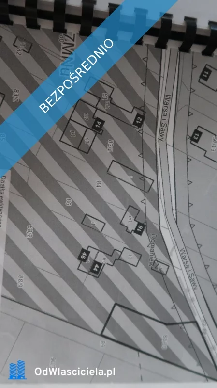 Działka 900,00 m², oferta nr , 34953, Domaniew, Warsa i Sawy