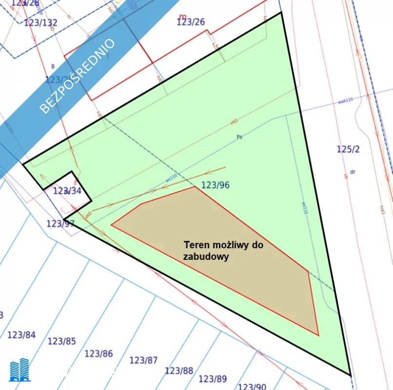 Działka 2 670,00 m², Wartkowo, Sprzedaż