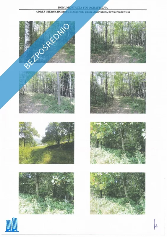 Działka 4 509,00 m², oferta nr , 32781, Zagórnik
