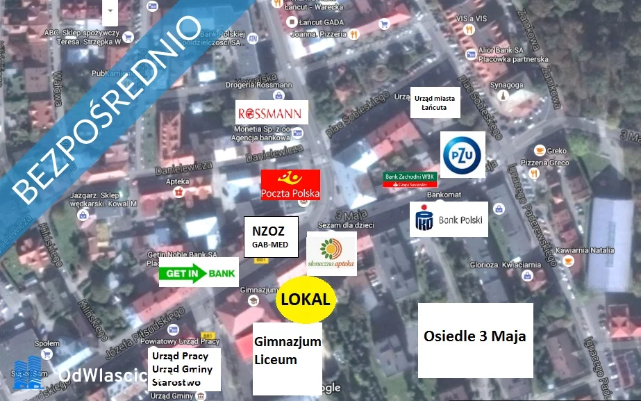 Lokal użytkowy 67,00 m², oferta nr , 18489, Łańcut, Piłsudskiego 3