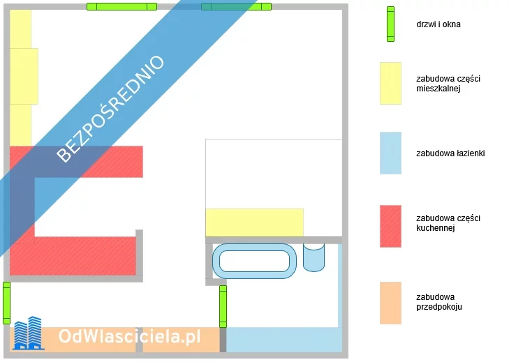 1 pokój, mieszkanie 35,00 m², piętro 3, oferta nr , 37794, Kraków, Zwierzyniec, Niezapominajek
