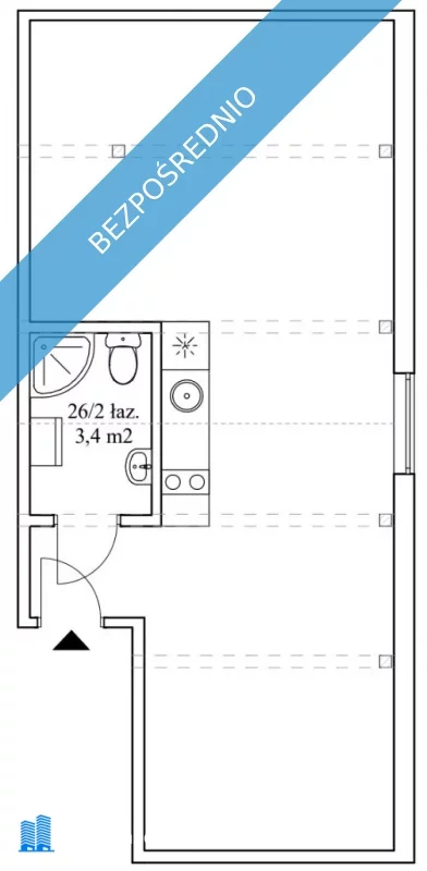 1 pokój, mieszkanie 22,00 m², piętro 2, oferta nr , 37753, Warszawa, Targówek, Targówek, Rusiecka