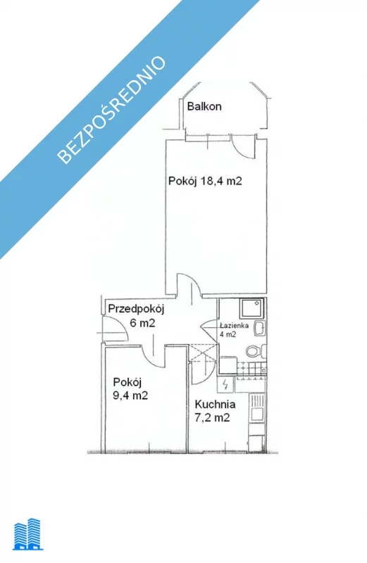2 pokoje, mieszkanie 45,00 m², piętro 4, oferta nr , 37126, Warszawa, Białołęka, Białołęka, Barei