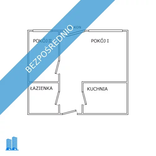 Mieszkanie na sprzedaż, 27,00 m², 2 pokoje, 15 piętro, oferta nr 30627