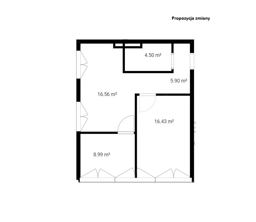 2 pokoje, mieszkanie 48,00 m², piętro 1, oferta nr , 36713, Gdańsk, Wrzeszcz, Lelewela