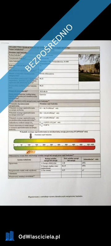 2 pokoje, mieszkanie 48,00 m², piętro 2, oferta nr , 37298, Świętochłowice, Nastolatków 18 /6