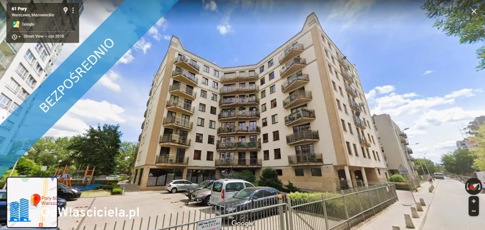 2 pokoje, mieszkanie 58,00 m², piętro 7, oferta nr , 37342, Warszawa, Mokotów, Mokotów, Pory
