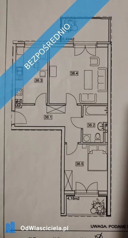 2 pokoje, apartament 55,00 m², piętro 1, oferta nr , 36823, Legionowo, Słowackiego