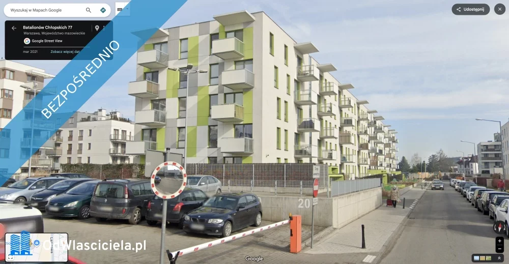 2 pokoje, mieszkanie 44,00 m², piętro 3, oferta nr , 37278, Warszawa, Bemowo, Bemowo, Batalionów Chłopskich 77
