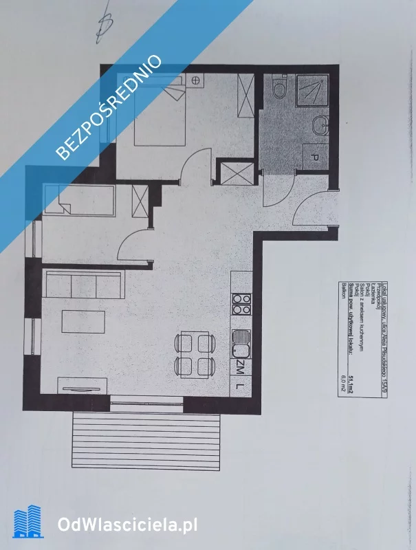 3 pokoje, mieszkanie 52,00 m², piętro 1, oferta nr , 26921, Pisz, Aleja Piłsudskiego 15A