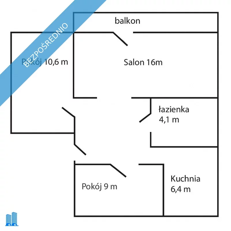 3 pokoje, mieszkanie 53,00 m², piętro 2, oferta nr , 35550, Legionowo