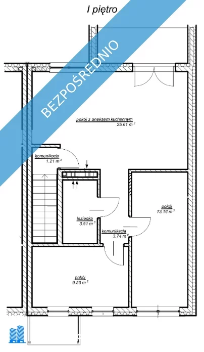 3 pokoje, mieszkanie 60,00 m², piętro 1, oferta nr , 33410, Warszawa, Wesoła, Wesoła, Sikorskiego 67
