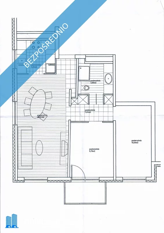 3 pokoje, mieszkanie 60,00 m², piętro 2, oferta nr , 18027, Radzymin, Słowackiego 71