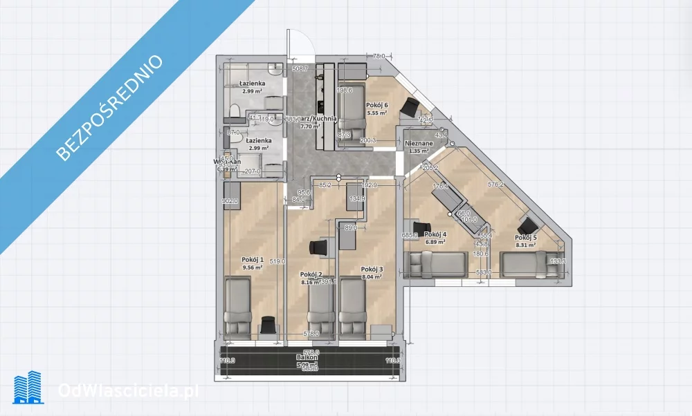 3 pokoje, apartament 65,00 m², piętro 3, oferta nr , 35917, Warszawa, Śródmieście, Śródmieście