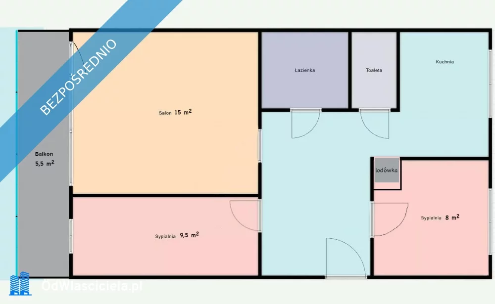 3 pokoje, mieszkanie 48,00 m², piętro 3, oferta nr , 37914, Białystok, Dziesięciny I, Dziesięciny, Zagórna