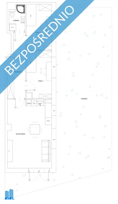 3 pokoje, mieszkanie 57,00 m², parter, oferta nr , 23493, Pruszków, Lipowa