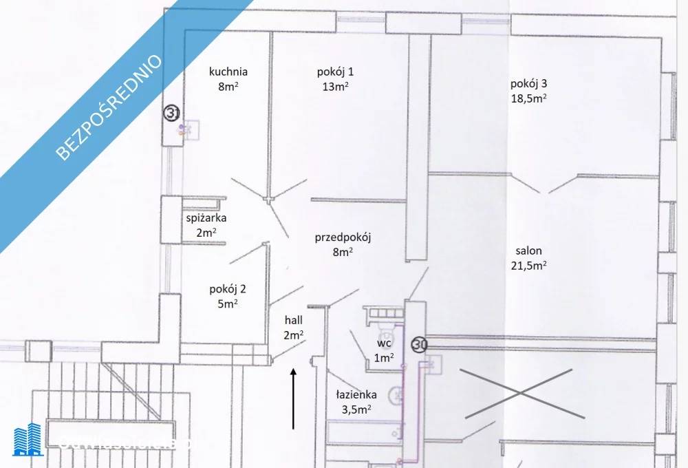4 pokoje, apartament 83,00 m², piętro 4, oferta nr , 37511, Warszawa, Śródmieście, Śródmieście, Nowowiejska