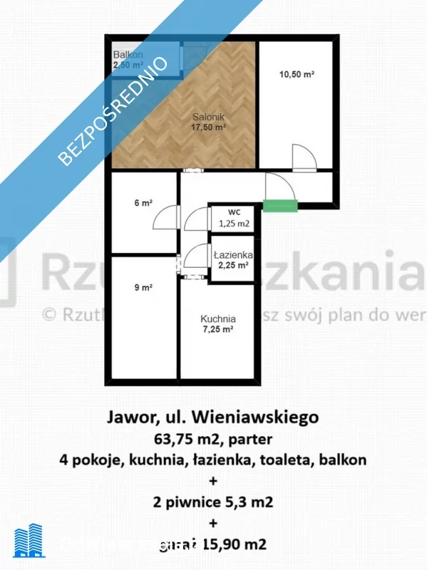 Apartamenty 36454 Jawor Wieniawskiego 4