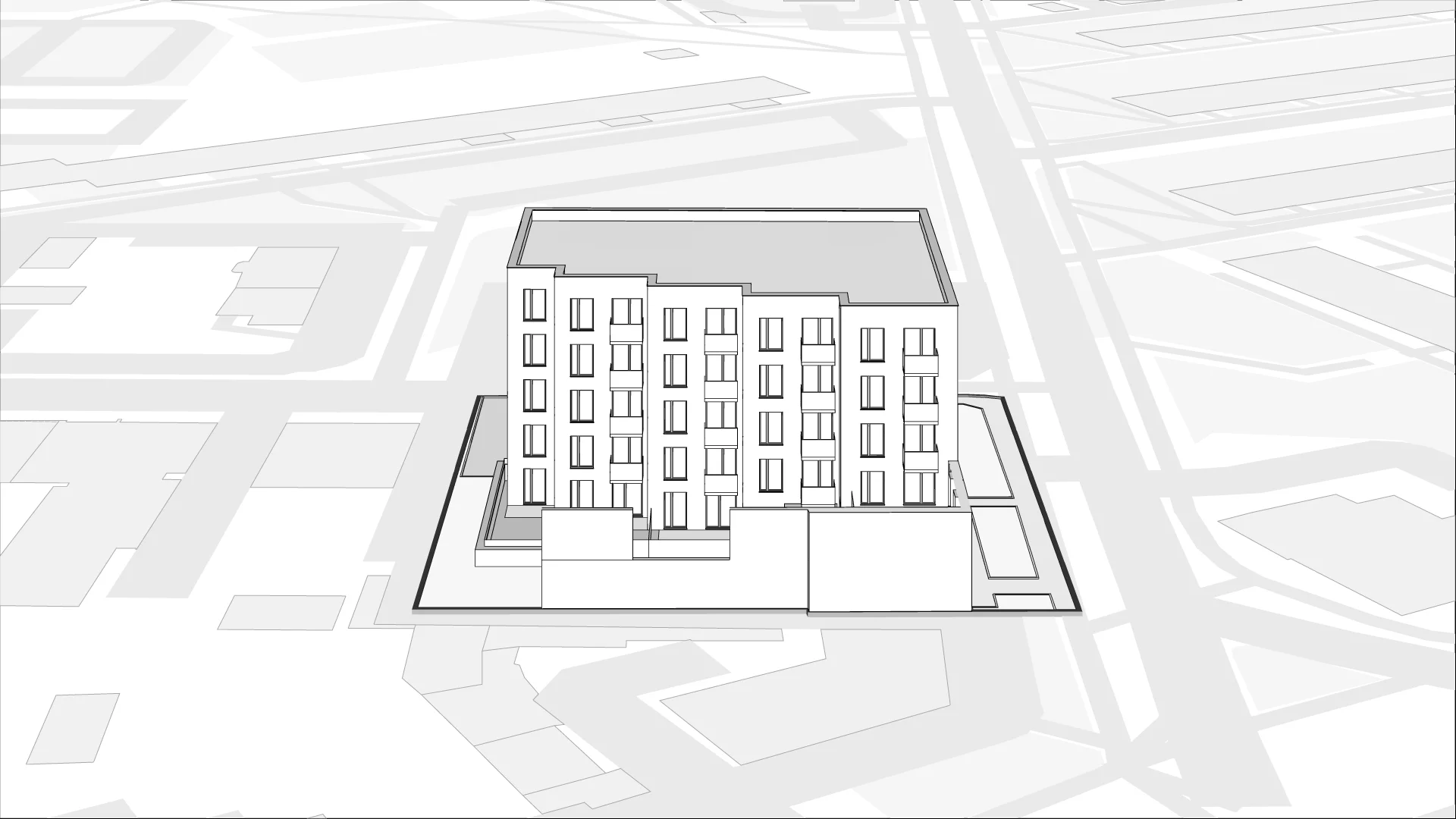 Wirtualna makieta 3D mieszkania 47.32 m², 3.9
