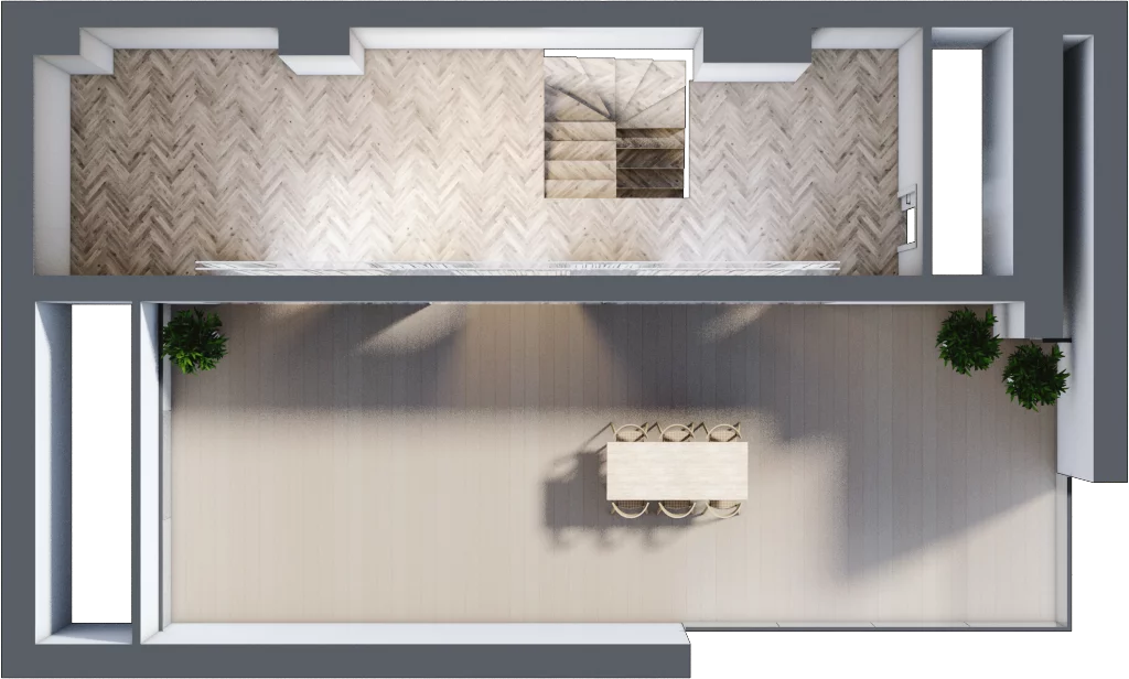 Dom 138,06 m², oferta nr A14.02, Royal Garden Wilanów, apartamenty w zabudowie jednorodzinnej, Warszawa, Wilanów, Błonia Wilanowskie, ul. Zdrowa