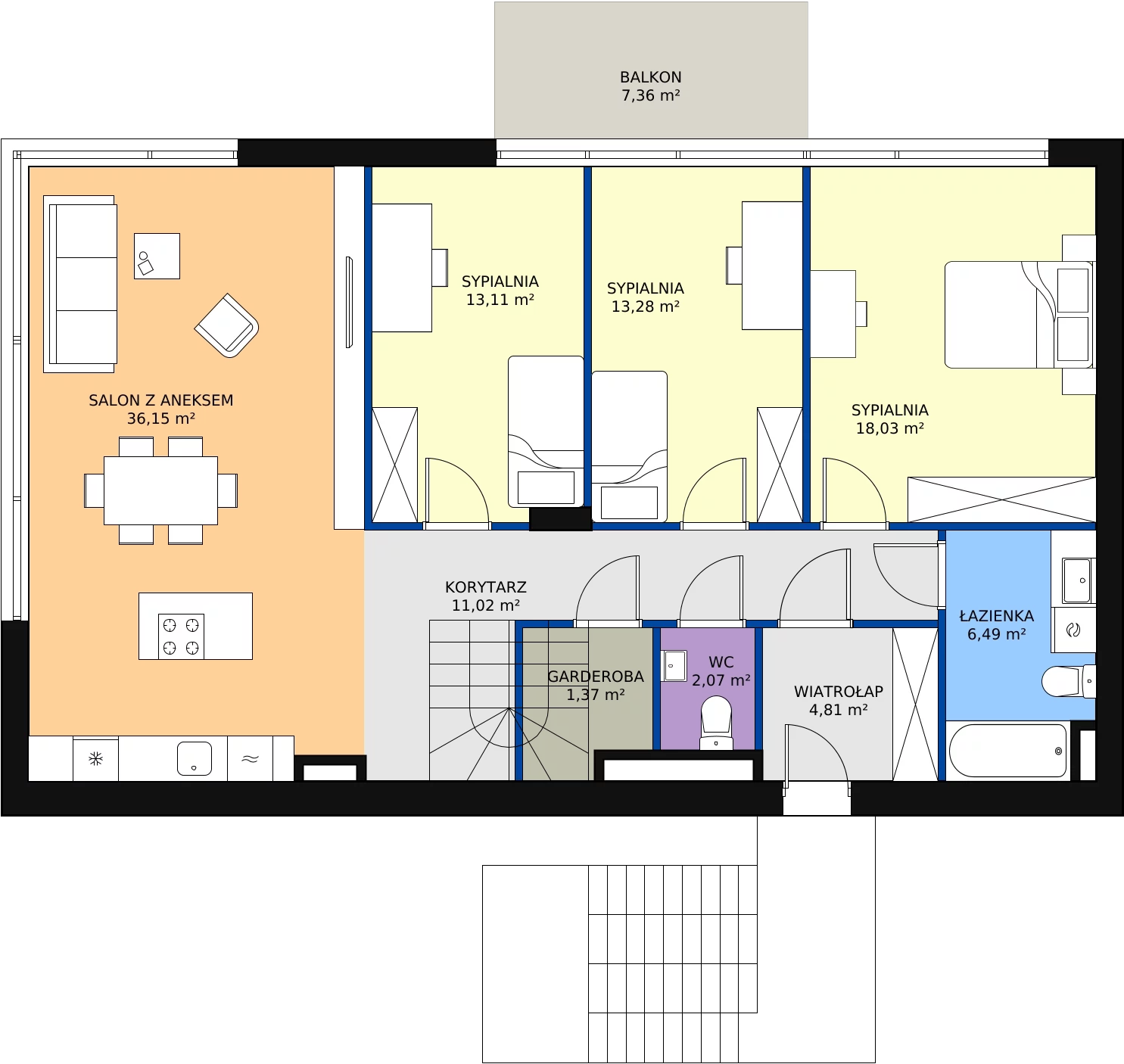 Zalety domu i rezydencji 138.3 m², A17.02