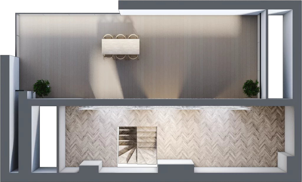 Dom i rezydencja 138,30 m², oferta nr A17.02, Royal Garden Wilanów, apartamenty w zabudowie jednorodzinnej, Warszawa, Wilanów, Błonia Wilanowskie, ul. Zdrowa