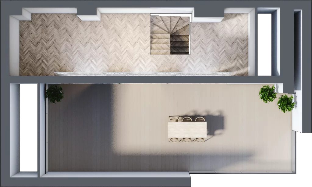 Dom 138,07 m², oferta nr A19.02, Royal Garden Wilanów, apartamenty w zabudowie jednorodzinnej, Warszawa, Wilanów, Błonia Wilanowskie, ul. Zdrowa