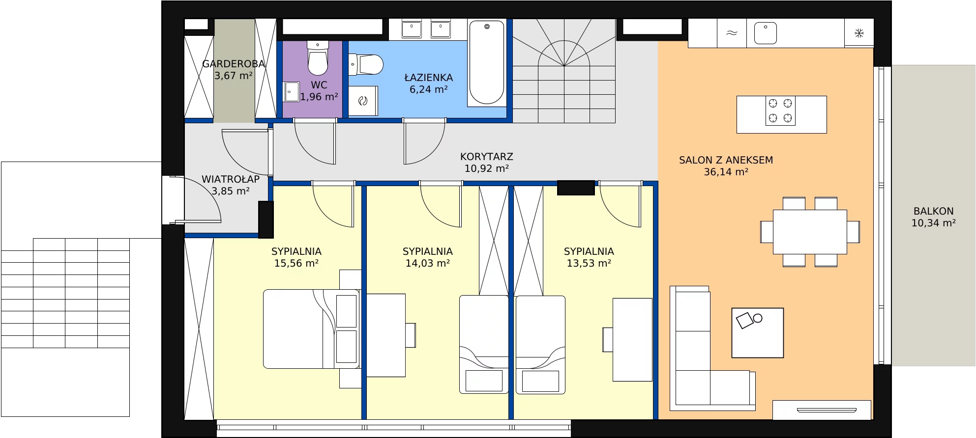 Zalety domu 138.06 m², A02.02
