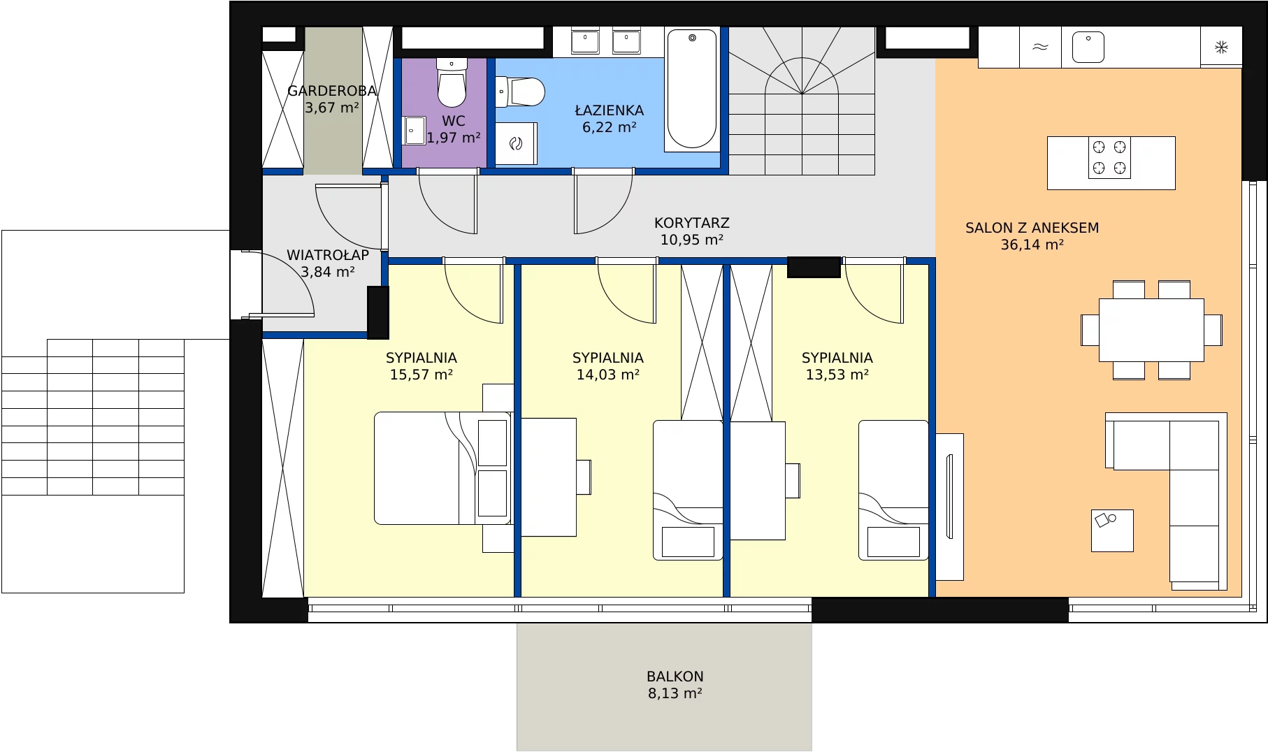 Zalety domu 138.07 m², A03.02
