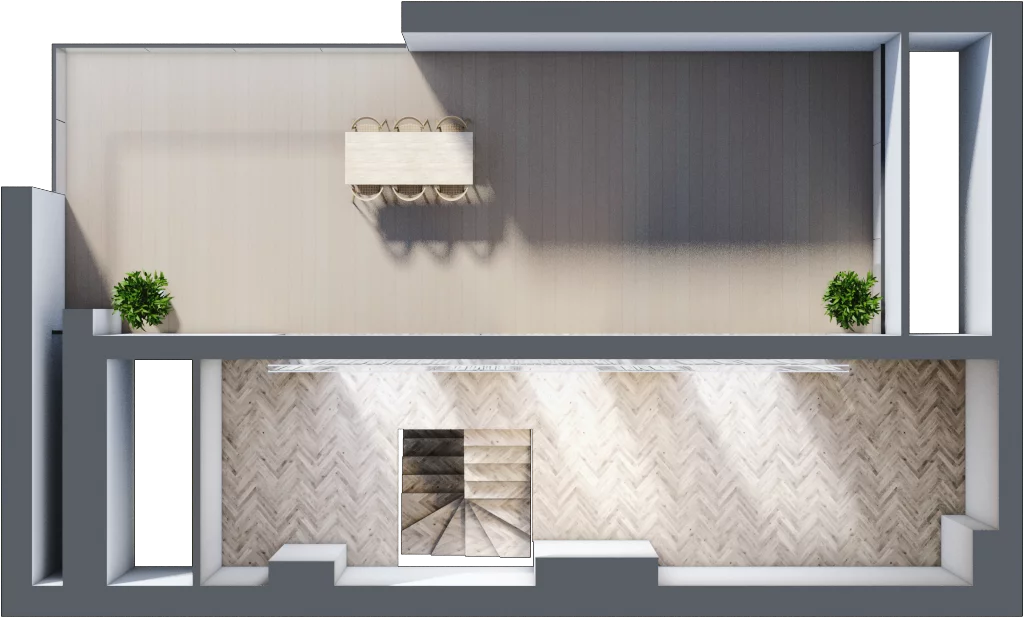 Dom i rezydencja 138,31 m², oferta nr A04.02, Royal Garden Wilanów, apartamenty w zabudowie jednorodzinnej, Warszawa, Wilanów, Błonia Wilanowskie, ul. Zdrowa