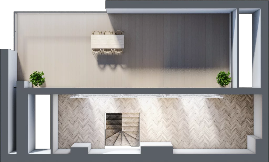 Dom 138,31 m², oferta nr A08.02, Royal Garden Wilanów, apartamenty w zabudowie jednorodzinnej, Warszawa, Wilanów, Błonia Wilanowskie, ul. Zdrowa