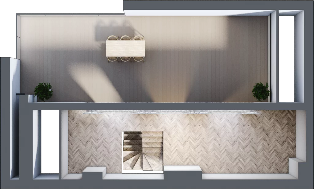 Dom 138,30 m², oferta nr A09.02, Royal Garden Wilanów, apartamenty w zabudowie jednorodzinnej, Warszawa, Wilanów, Błonia Wilanowskie, ul. Zdrowa