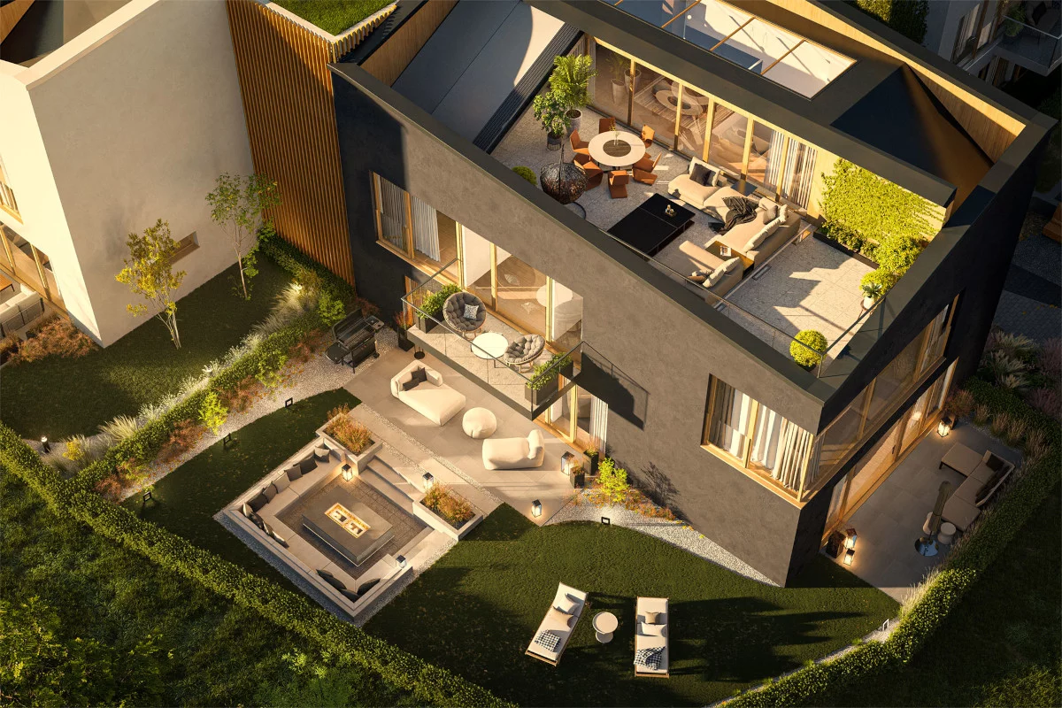 Royal Garden Wilanów, apartamenty w zabudowie jednorodzinnej - zdjęcie nr 2