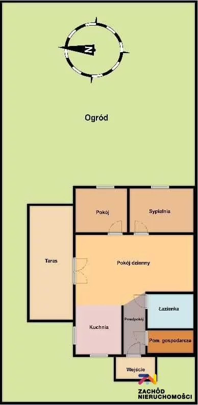 Dom 77,30 m², oferta nr , 163340227, Zielona Góra, Sucha