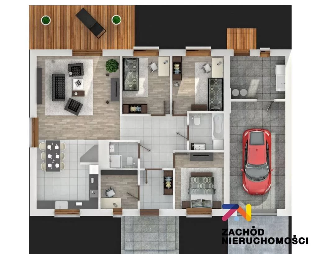 Dom 127,00 m², oferta nr , 162120227, Zielona Góra, Osiedle Złote Piaski